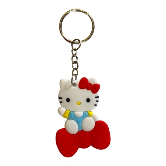 Hello Kitty Accessory Gift Set | Necklace, Keychain, Shoe Charms, Hair Clips Set - Picture 3 of 7